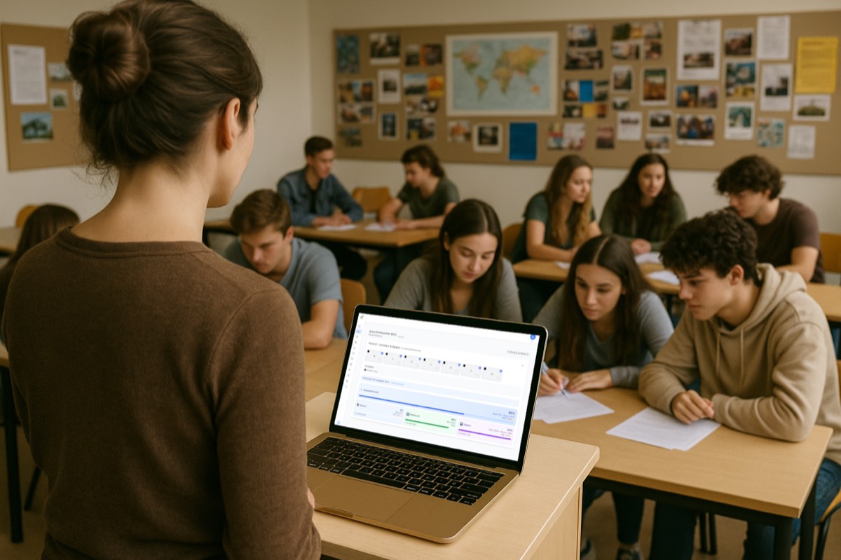 Lehrerin im Unterricht