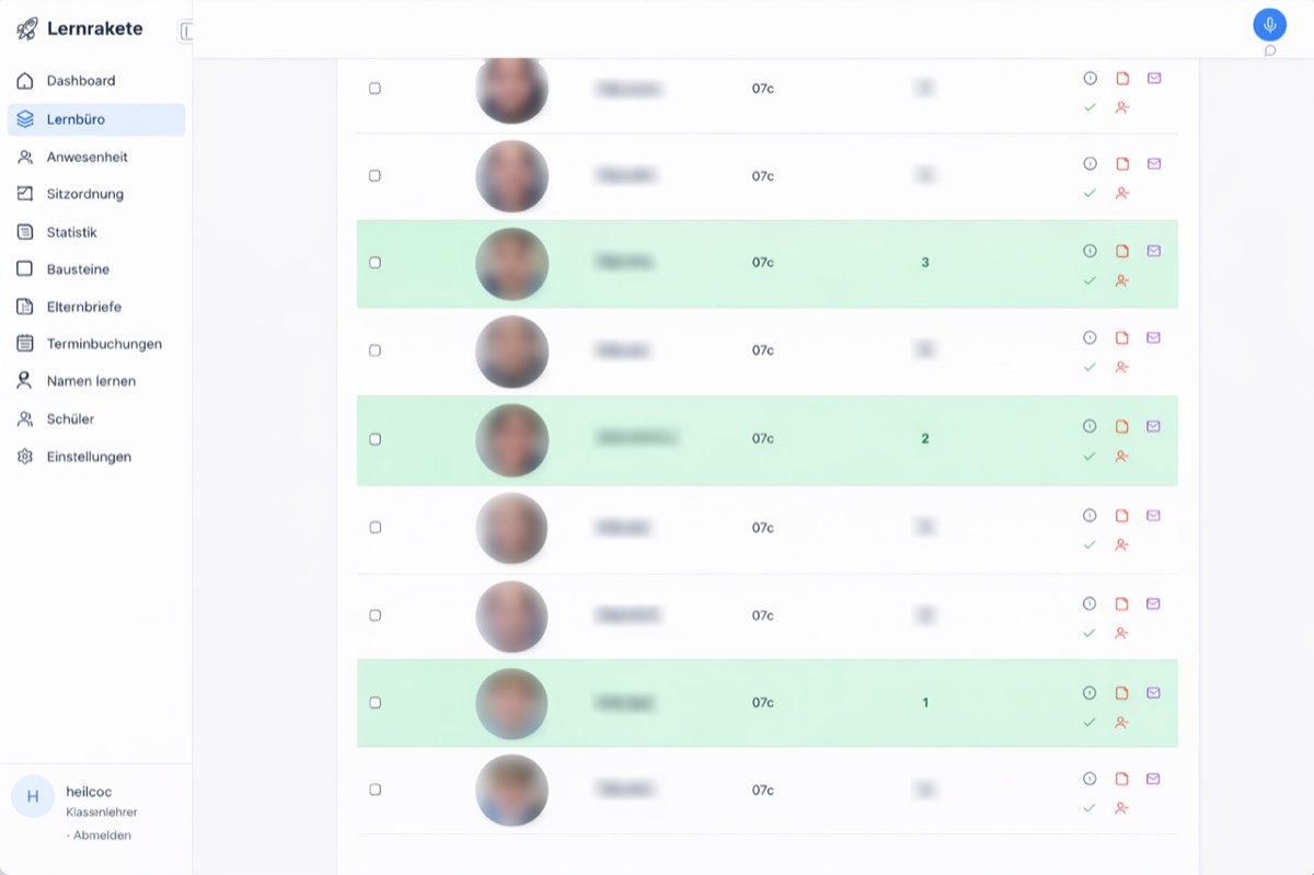 Lernbüro und Lernlandschaften