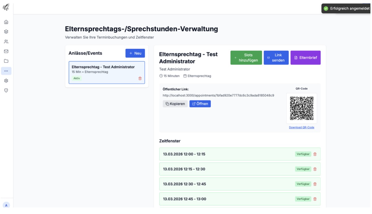 Terminbuchungssystem